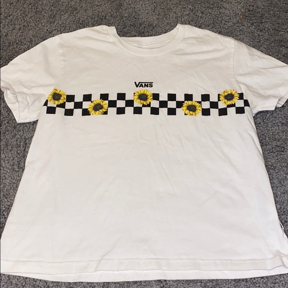 Size small vans sunflower t-shirt